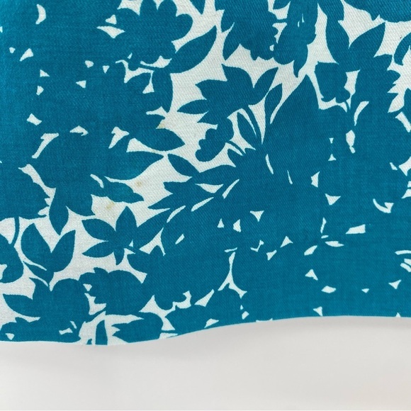 Boden Turquoise Floral print skirt size 8 - Picture 9 of 10